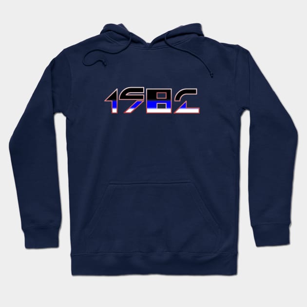 Retro 1982 Hoodie by GloopTrekker